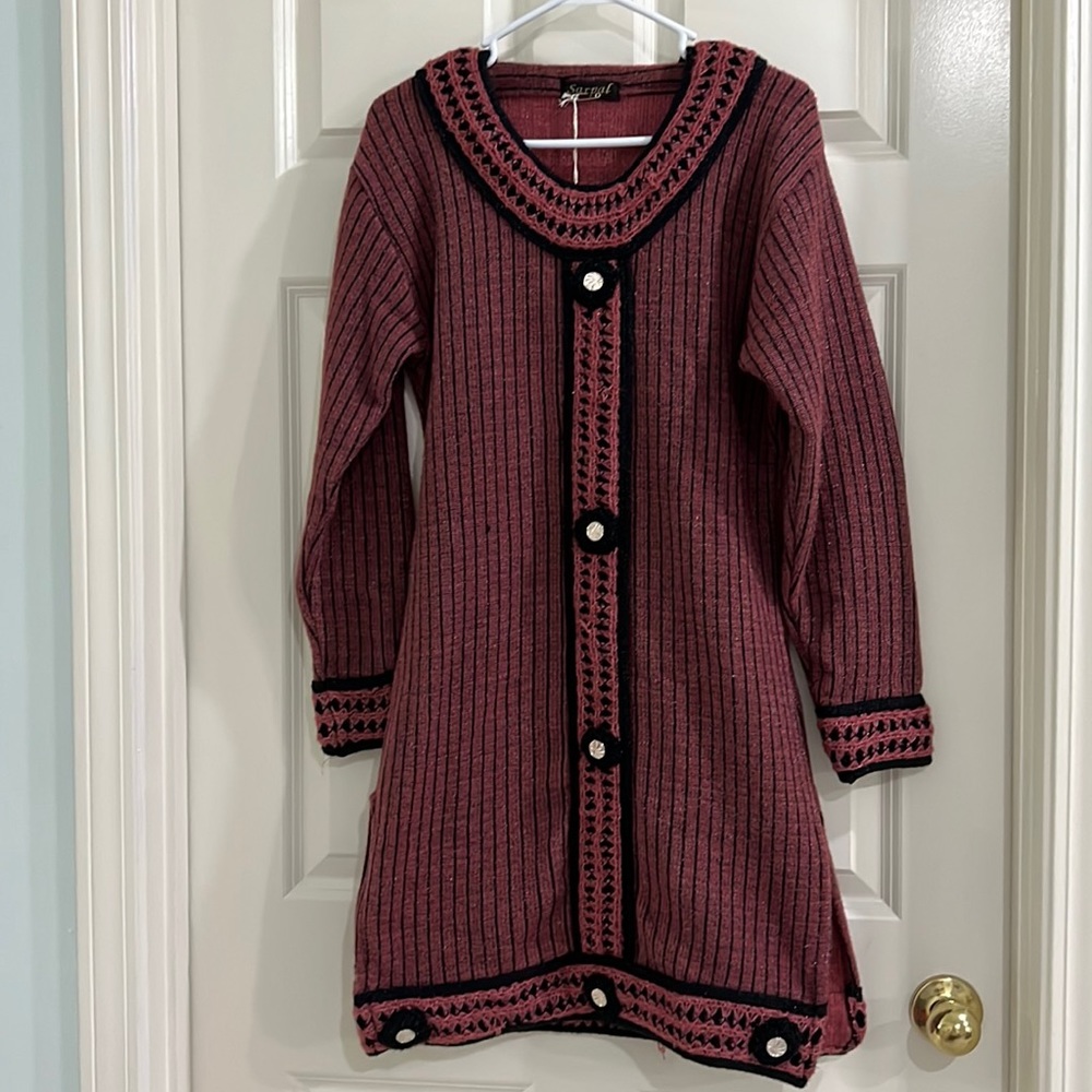 Dress for winter with long sleeves